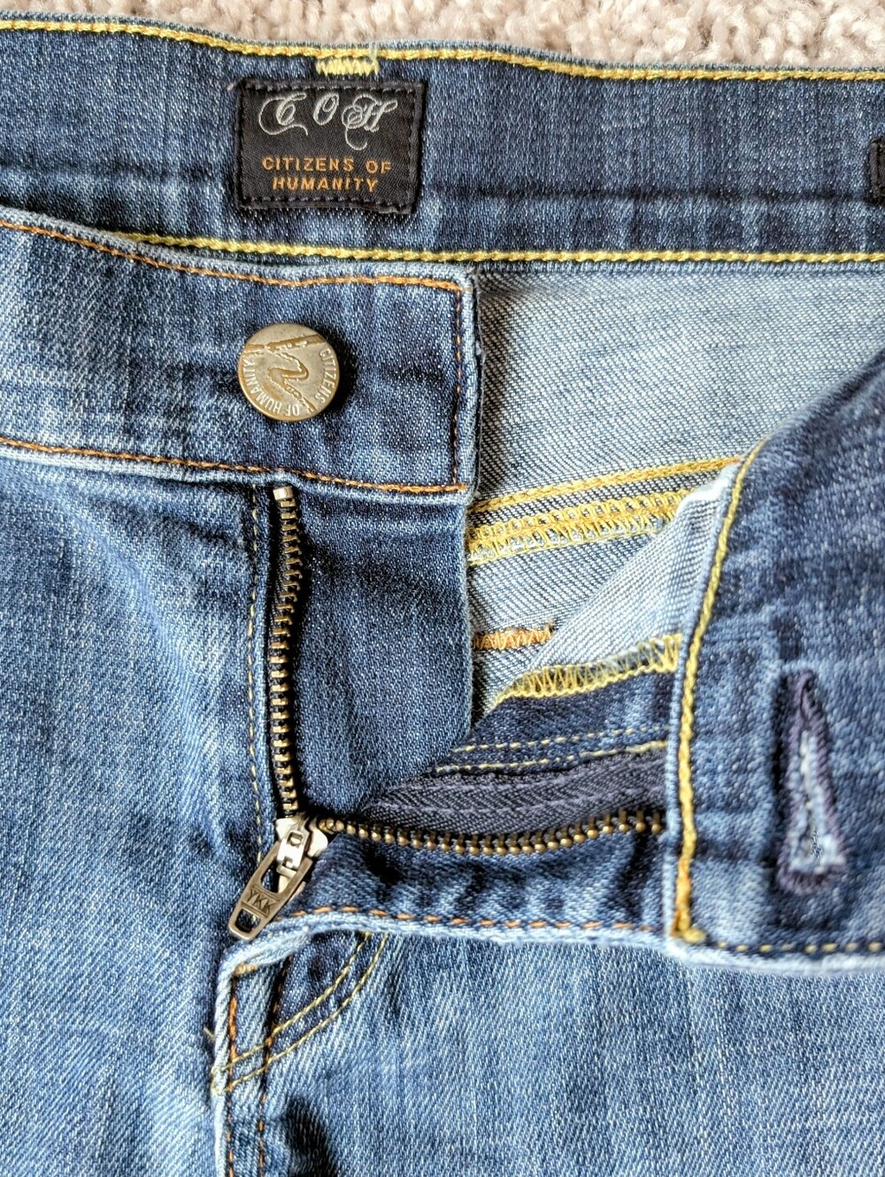 Citizens of Humanity Low Rise Denim Cuffed Shorts Size 27 - Picture 7 of 15